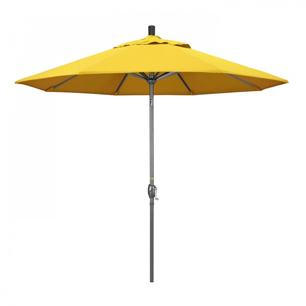 California Umbrella Patio Umbrella, Octagon, 101" H, Olefin Fabric, Lemon - 194061032466