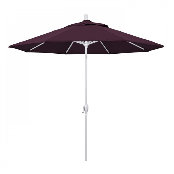 California Umbrella Patio Umbrella, Octagon, 101" H, Pacifica Fabric, Purple - 194061034613