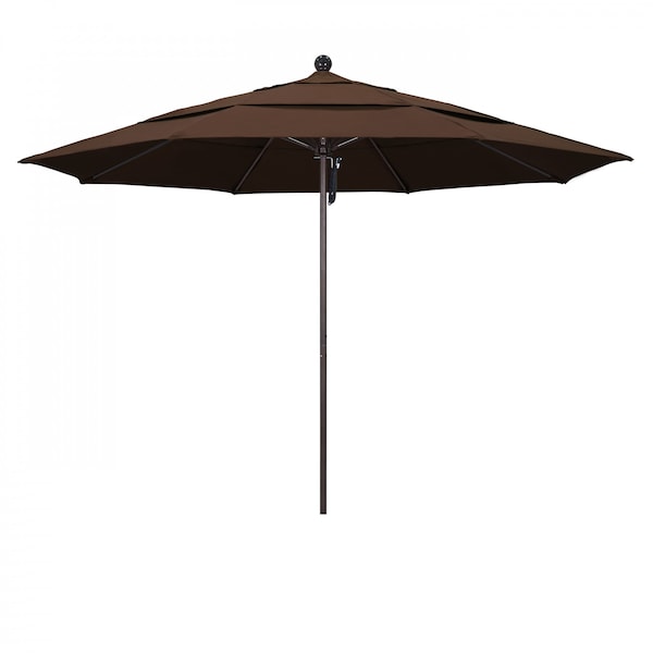 California Umbrella Patio Umbrella, Octagon, 107" H, Pacifica Fabric, Mocha - 194061001585