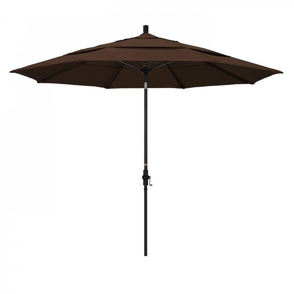 California Umbrella Patio Umbrella, Octagon, 109.5" H, Pacifica Fabric, Mocha - 194061022924