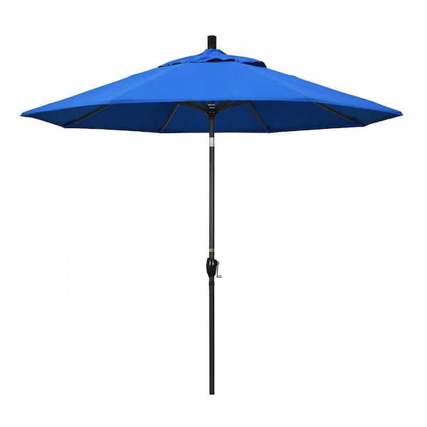 California Umbrella Patio Umbrella, Octagon, 101" H, Olefin Fabric, Royal Blue - 194061035108