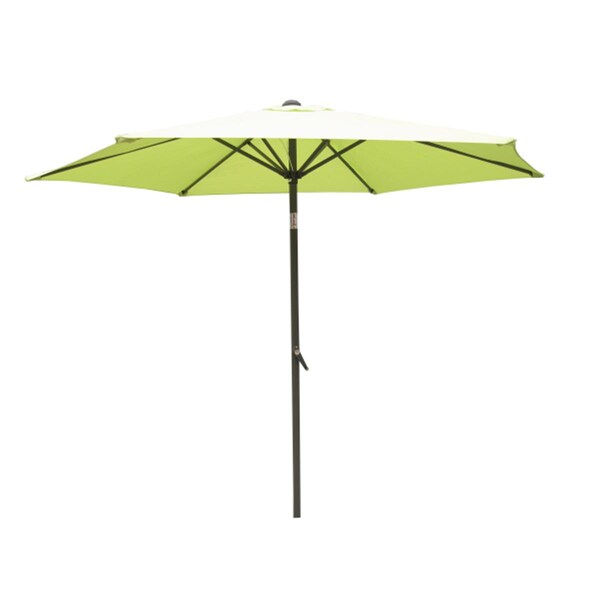 International Caravan YF-1104-2.5M and LG Outdoor 8 Foot Aluminum Umbrella Light Green - YF-1104-2.5M/LG