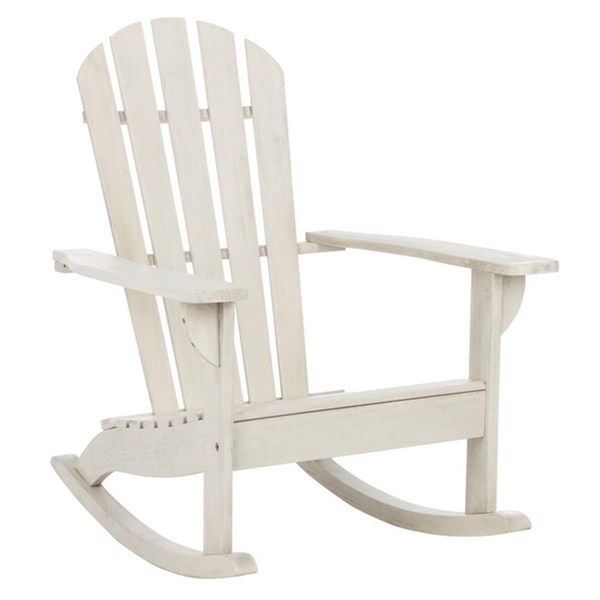 Safavieh Brizio Adirondack & Rocking Chair; White - PAT7042C