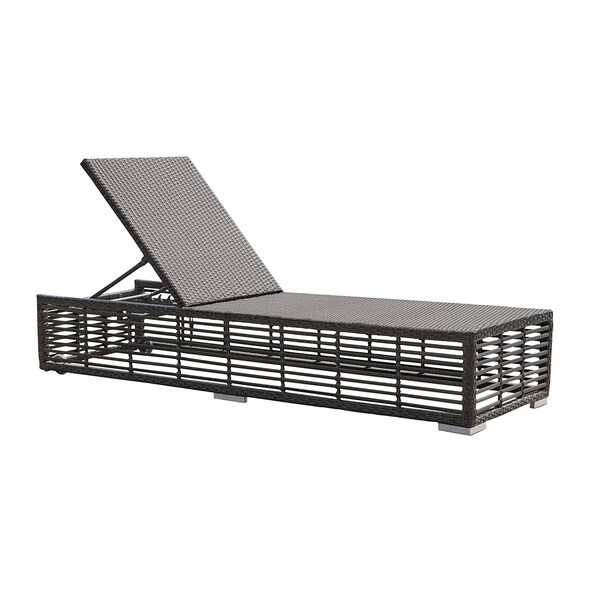 Panama Jack Outdoor Panama Jack Graphite Chaise Lounge W/Wheels - PJO-1601-GRY-CL