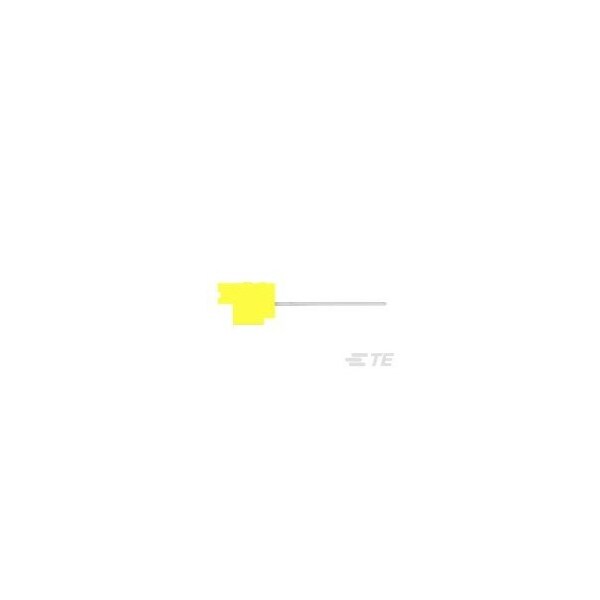 Te Connectivity Board Connector, 5 Contact(S), 1 Row(S), Male, Straight, Solder Terminal, Yellow Insulator - 4-2299683-5