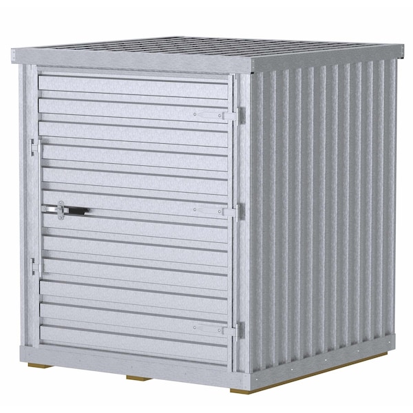 Vestil STORAGE BUILDING 6'X6' WIDE DOOR - STOR-66-G-W-1RH-WD