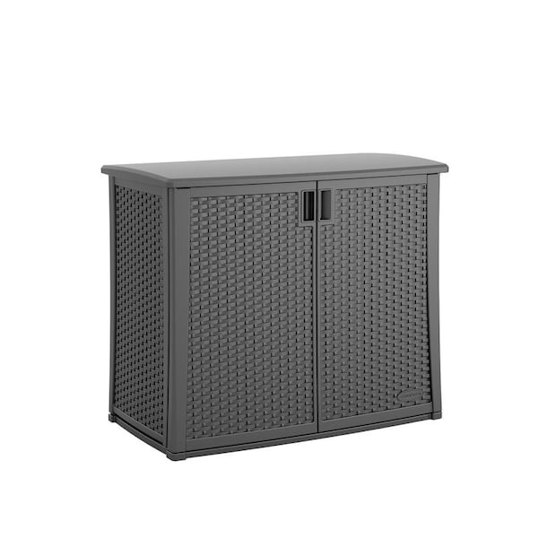 Suncast Suncast 4 ft. x 2 ft. Resin Standard Modern 2-Door Cabinet with Floor Kit - BMOC4100CG