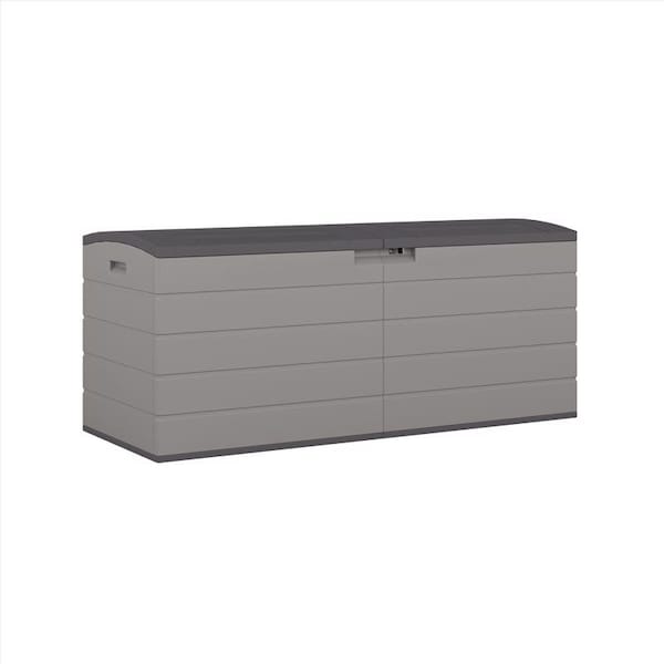 Suncast Suncast 59 in. W X 23 in. D Gray Plastic Deck Box 120 gal - BMDB1120