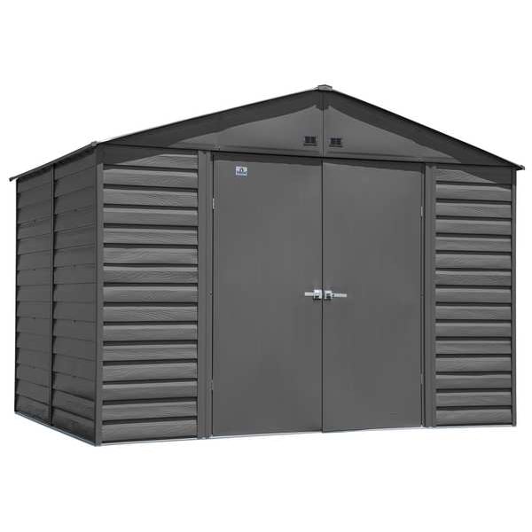Arrow Storage Products Shed, Charcoal, Unassembled - SCG108CC