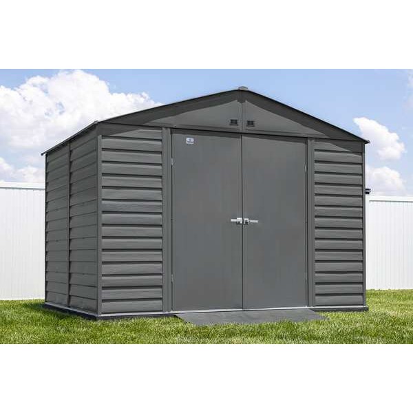 Arrow Storage Products Shed, Charcoal, Unassembled - SCG108CC