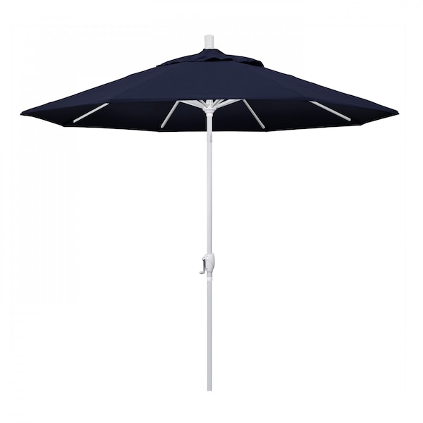 California Umbrella Patio Umbrella, Octagon, 101" H, Pacifica Fabric, Navy - 194061034545