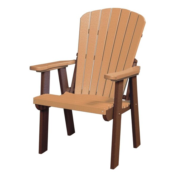 Invernaculo 42 x 24.5 x 21 in. Os Home & OfficeModel Fan Back Chair with Tudor Brown Base, Cedar - IN2751559