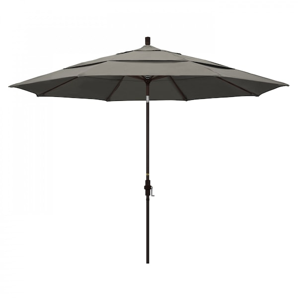 California Umbrella Patio Umbrella, Octagon, 110.5" H, Pacifica Fabric, Taupe - 194061014363
