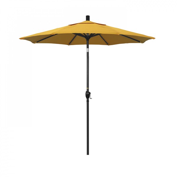 California Umbrella Patio Umbrella, Octagon, 95.5" H, Pacifica Fabric, Yellow - 194061031896