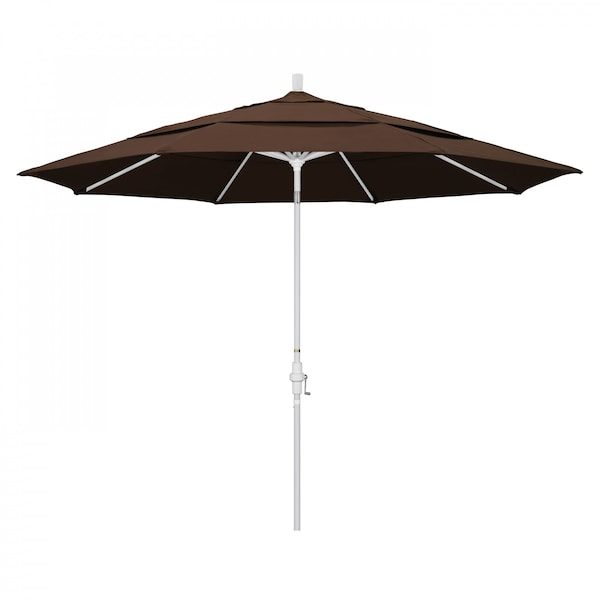California Umbrella Patio Umbrella, Octagon, 110.5" H, Pacifica Fabric, Mocha - 194061015124