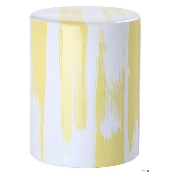 Safavieh Talon Garden Stool; Yellow - ACS4560C