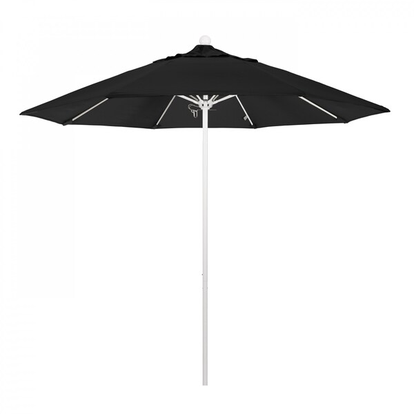 California Umbrella Patio Umbrella, Octagon, 103" H, Pacifica Fabric, Black - 194061007846