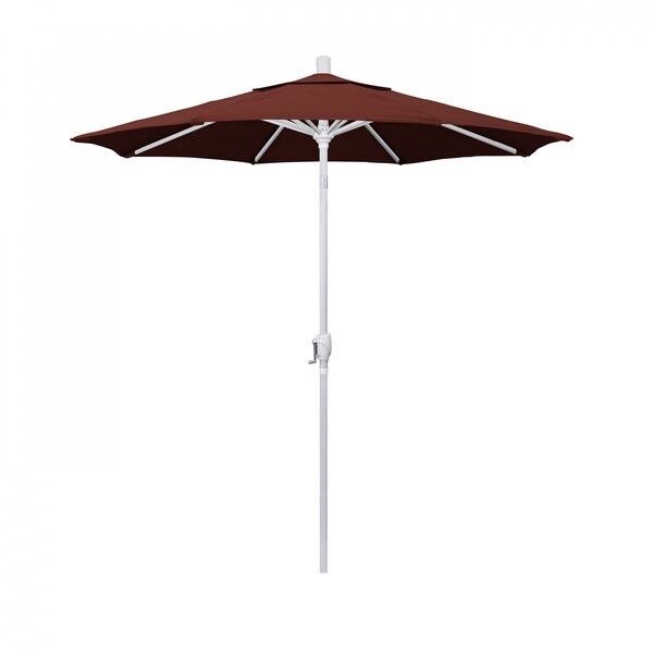 California Umbrella Patio Umbrella, Octagon, 95.5" H, Sunbrella Fabric, Henna - 194061030332
