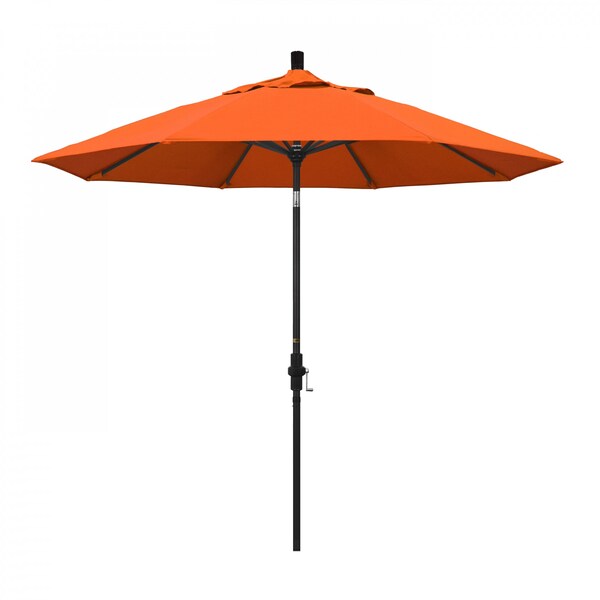 California Umbrella Patio Umbrella, Octagon, 102.38" H, Sunbrella Fabric, Melon - 194061018941