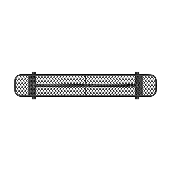 Leisure Craft Leisure Craft 6 FT Outdoor Bench without Back, Portable, Black - B6XPP-BLACK