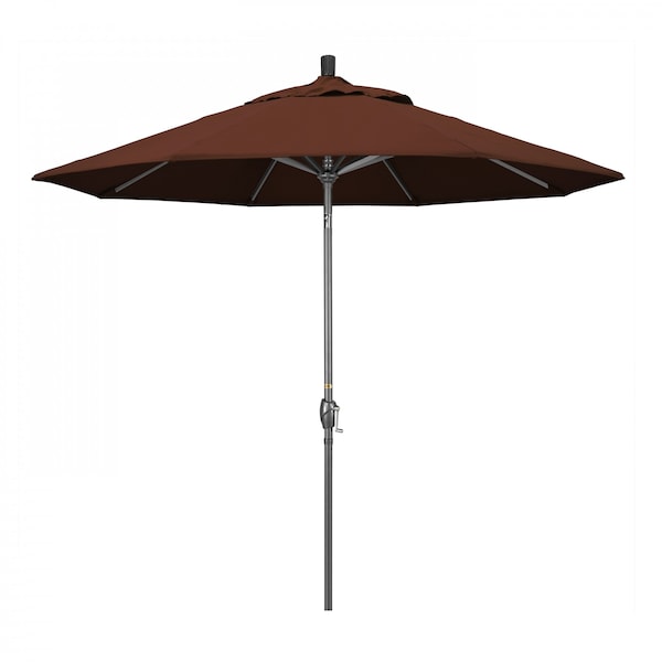 California Umbrella Patio Umbrella, Octagon, 101" H, Sunbrella Fabric, Bay Brown - 194061032169