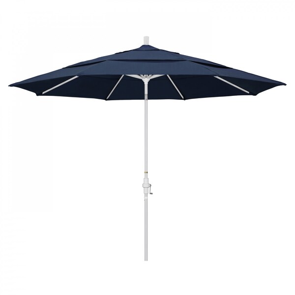 California Umbrella Patio Umbrella, Octagon, 110.5" H, Sunbrella Fabric, Spectrum Indigo - 194061014417