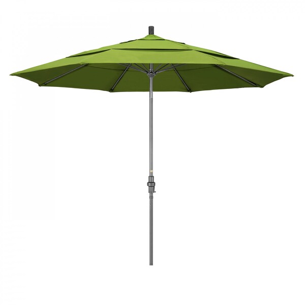 California Umbrella Patio Umbrella, Octagon, 109.5" H, Sunbrella Fabric, Macaw - 194061019894
