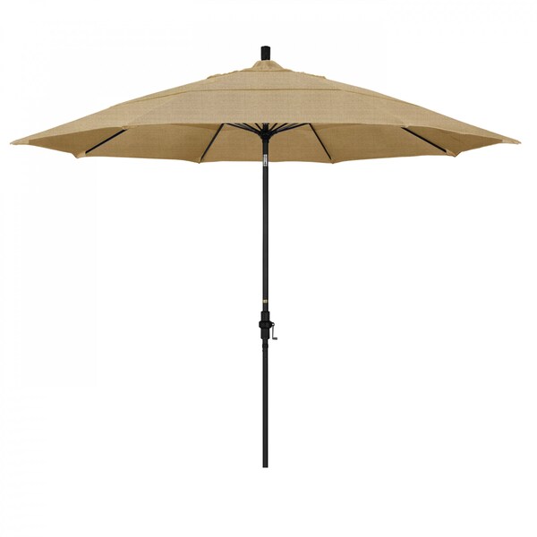 California Umbrella Patio Umbrella, Octagon, 109.5" H, Sunbrella Fabric, Linen Sesame - 194061022610