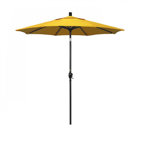 California Umbrella Patio Umbrella, Octagon, 95.5" H, Sunbrella Fabric, Sunflower Yellow - 194061031353