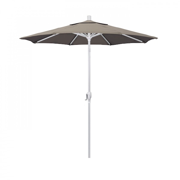 California Umbrella Patio Umbrella, Octagon, 95.5" H, Sunbrella Fabric, Taupe - 194061030509