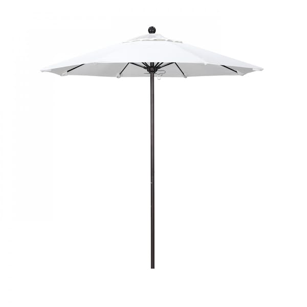 California Umbrella Patio Umbrella, Octagon, 96" H, Sunbrella Fabric, Natural - 194061003688