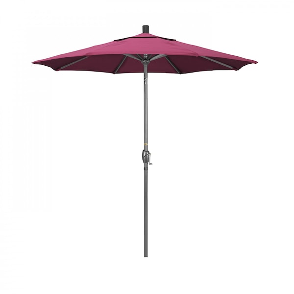 California Umbrella Patio Umbrella, Octagon, 95.5" H, Sunbrella Fabric, Hot Pink - 194061028797