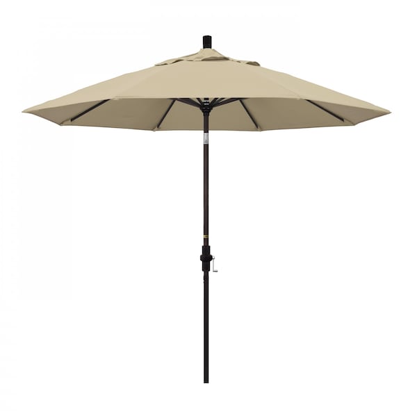 California Umbrella Patio Umbrella, Octagon, 102.38" H, Sunbrella Fabric, Antique Beige - 194061017173