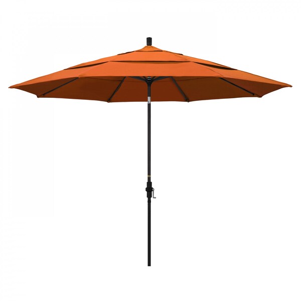 California Umbrella Patio Umbrella, Octagon, 110.5" H, Sunbrella Fabric, Tuscan - 194061015421