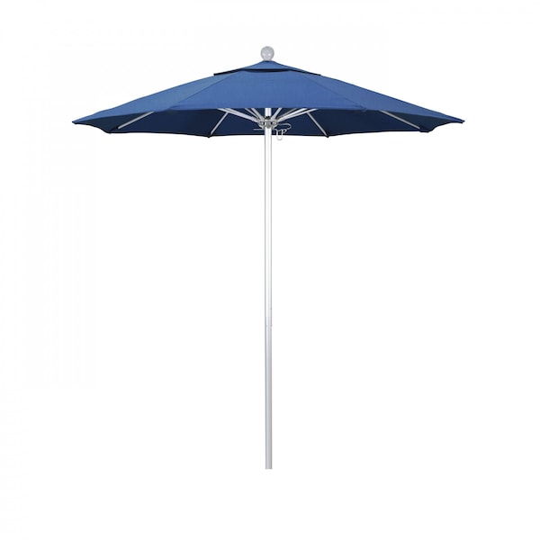 California Umbrella Patio Umbrella, Octagon, 96" H, Sunbrella Fabric, Regatta - 194061003077