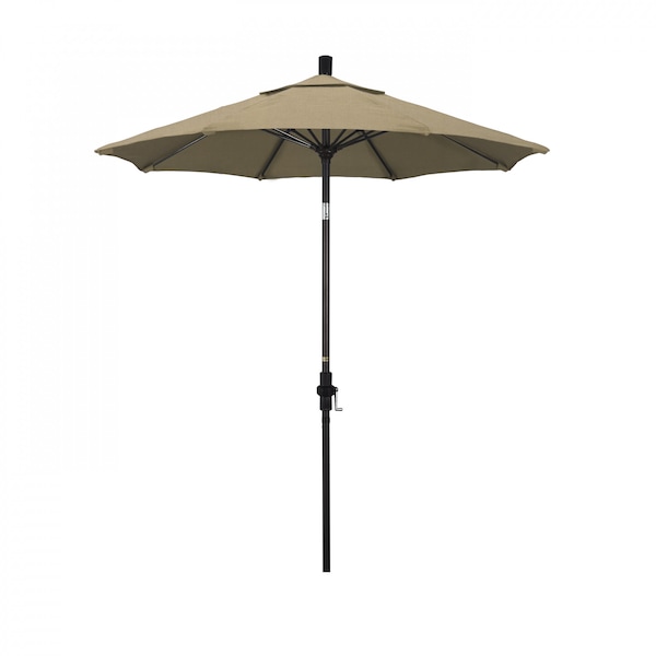 California Umbrella Patio Umbrella, Octagon, 102.5" H, Sunbrella Fabric, Heather Beige - 194061024201