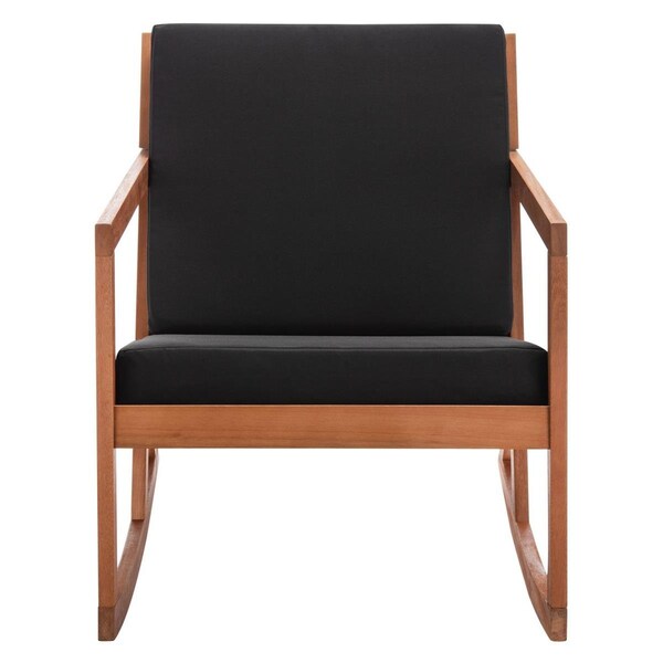 Safavieh Vernon Rocking Chair, Natural & Black - PAT7013X