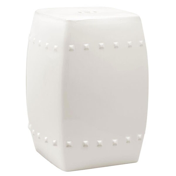 Safavieh Villa Garden Stool- Cream - 17 x 14 x 15 in. - ACS4524B