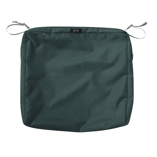 Classic Accessories Ravenna Patio Cushion Slipcover, Mallard Green, 21" - 60-372-011101-RT