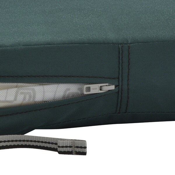 Classic Accessories Ravenna Patio Cushion Slipcover, Mallard Green, 21" - 60-372-011101-RT