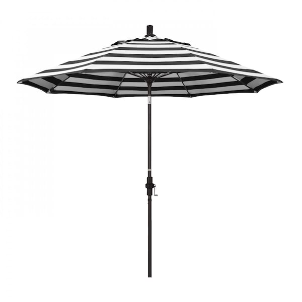 California Umbrella Patio Umbrella, Octagon, 101" H, Sunbrella Fabric, Cabana Classic - 194061026083