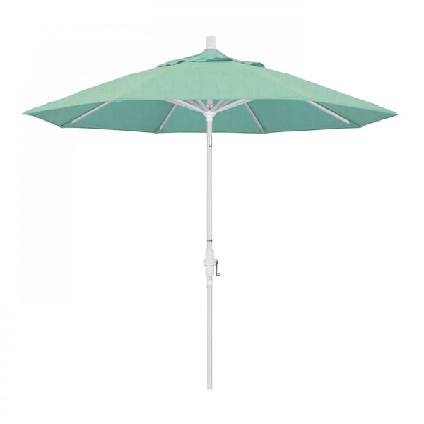 California Umbrella Patio Umbrella, Octagon, 102.38" H, Sunbrella Fabric, Spectrum Mist - 194061017869