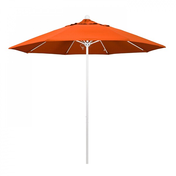 California Umbrella Patio Umbrella, Octagon, 103" H, Sunbrella Fabric, Melon - 194061007297