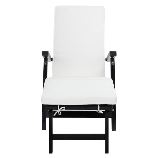 Safavieh Palmdale Lounge Chair, Black & Beige - PAT7015G