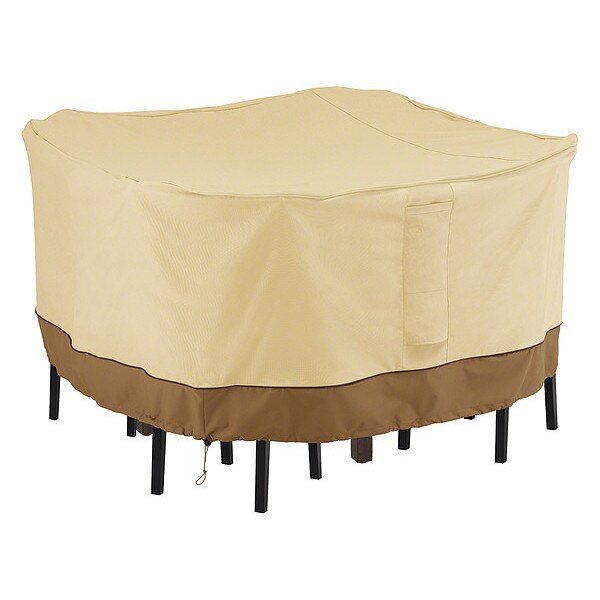 Classic Accessories Veranda Medium Square Bar Table/Chair Set Cover, 68"x68" - 55-906-031501-00