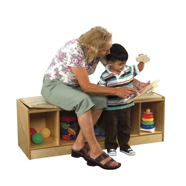Childcraft Bench with Cushion, 47-3/4 x 14-3/4 x 16 Inches - 1387319