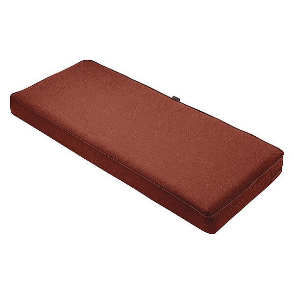 Classic Accessories Bench/Settee, Cushion, Red, 59" x 18" x 3" - 62-045-HHENNA-EC
