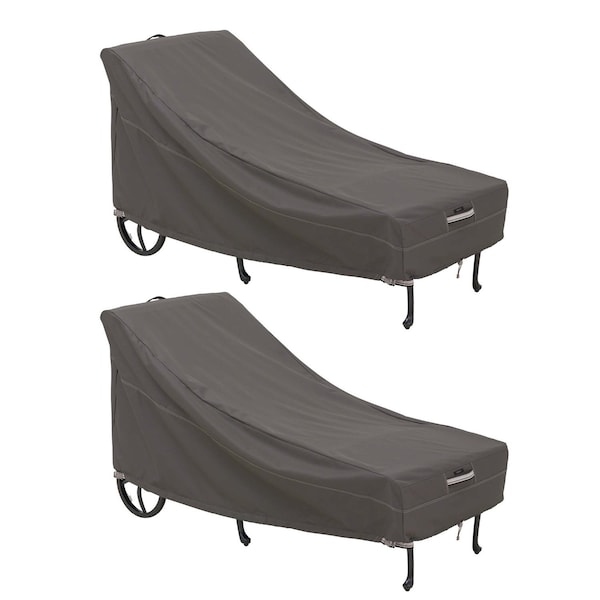 Classic Accessories Large Chaise Lounge Cover, 86 in L x 34 in W x 30 in H, 2PK - 55-712-045101-2PK
