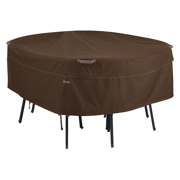 Classic Accessories Madrona RainProof Round Patio Table/Chair Set Cover, 94" x 23" - 55-722-046601-RT