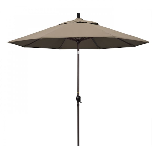 California Umbrella Patio Umbrella, Octagon, 101" H, Pacifica Fabric, Taupe - 194061033708